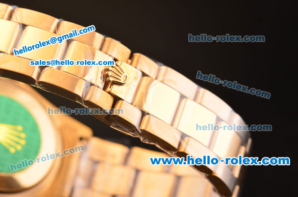 Rolex Day-Date Oyster Perpetual Automatic Full Gold with Diamond Marking - Click Image to Close